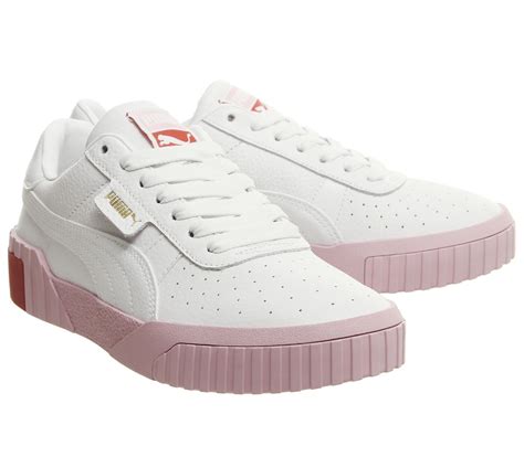 puma cali pink and white.